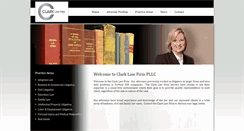 Desktop Screenshot of clark-firm.com